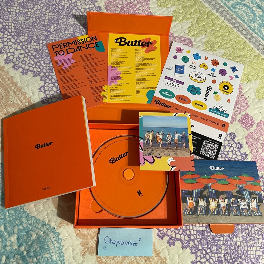 BTS Butter Album Peaches Version